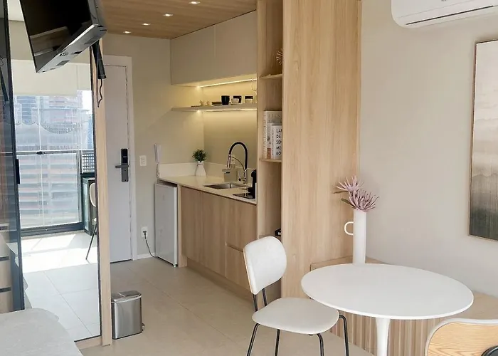 Studio Sofisticado 230M Do Metro Brooklin